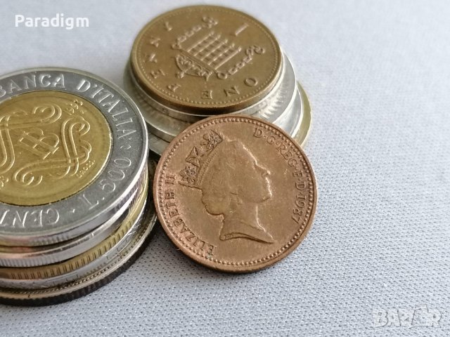 Монета - Великобритания - 1 пени | 1987г., снимка 2 - Нумизматика и бонистика - 36619095