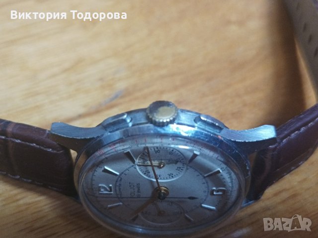 Мъжки часовник Полет/Poljot хронограф 3017, снимка 11 - Антикварни и старинни предмети - 40565692