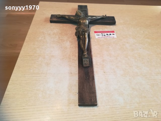 поръчан-тежък масивен кръст-мед/месинг 2301211906, снимка 9 - Колекции - 31530573