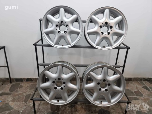 4бр 16ски джанти за Mercedes 5х112мм. A160212, снимка 5 - Гуми и джанти - 44412894