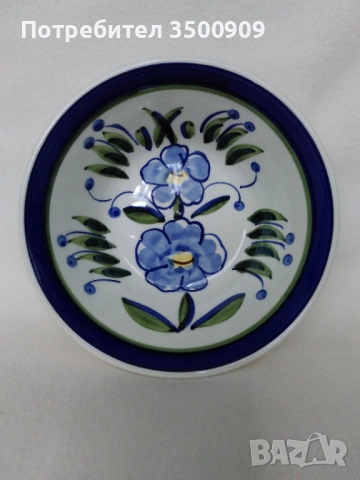 ръчно рисувана купа, снимка 3 - Чинии - 51925147