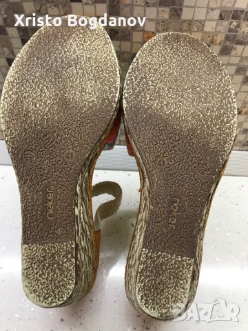 Дамски летни обувки на,,RIEKER” номер 41, снимка 4 - Дамски обувки на ток - 29824631
