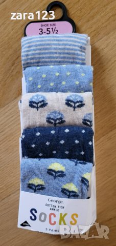 нови чорапи George, 19-22ри номер, снимка 1 - Бебешки чорапи - 38319878