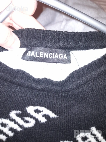 Пуловер balenciaga , снимка 4 - Блузи с дълъг ръкав и пуловери - 53064023