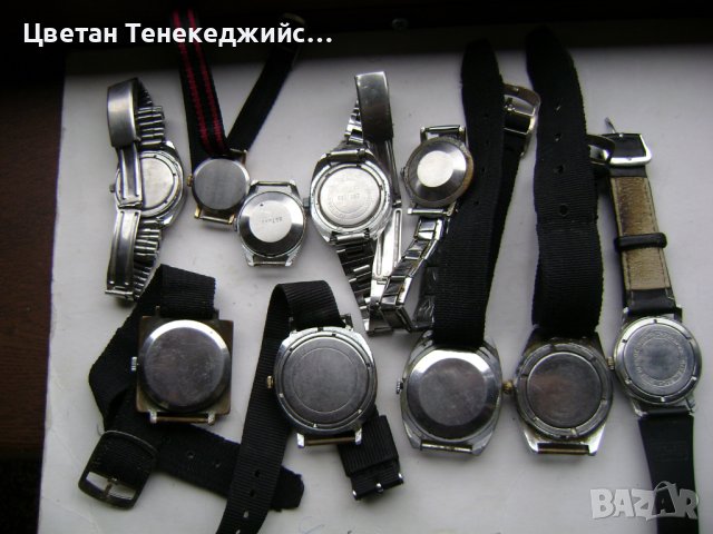 Продавам 5 дамски и 5 мъжки руски механични часовника, снимка 2 - Антикварни и старинни предмети - 40255160