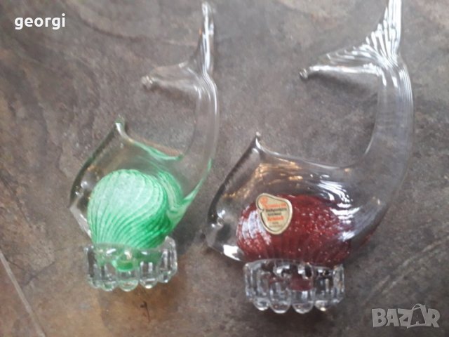 Joska двуцветен кристал фигура на риба   21/1