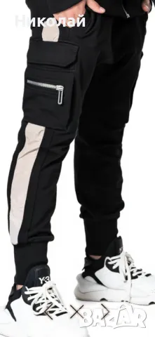 Суичър с цип и Карго панталон с райе 7-10г MADE BY SOCIETY, снимка 9 - Детски комплекти - 50428261