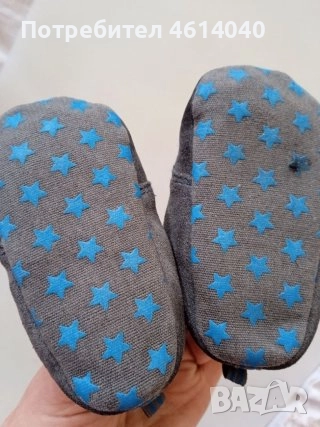 Бебешки обувки пантофи кожени за първите стъпки, снимка 2 - Бебешки обувки - 52374898