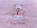 Памучно, бебешко, розово одеалце Pierre Cardin, снимка 1 - Спално бельо и завивки - 42640417