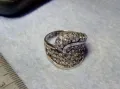 РАЗКОШЕН СКЪПОЦЕНЕН СРЕБЪРЕН ПРЪСТЕН СРЕБРО 925 ОБСИПАН с ИСКРЯЩИ ЮВЕЛИРНО ФАСЕТИРАНИ ЦИРКОНИ 41780, снимка 4