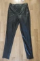 Черен кожен панталон, снимка 1