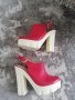Модерни дамски сандали в червен цвят. Промо цена само 39.00 лева. , снимка 9
