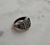 ПРЪСТЕН ОТ ТИБЕТСКО СРЕБРО С ДРАКОН размер 9, снимка 2