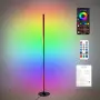 Смарт RGB LED подова лампа с WiFi и Bluetooth, 16 млн цвята, снимка 1