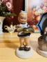 Лот от 2 бр. винтидж порцеланови фигурки Royal Dux / в стил Hummel – Момиченца, снимка 2