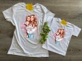Комплект еднакви тениски за майка и дъщеря , снимка 12