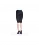 Дамска черна елегантна пола, снимка 1 - Поли - 31081083