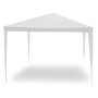 Градинска шатра тип "павилион", 3x3м, Водоустойчива, Прахово боядисана стомана, Бяла, снимка 2