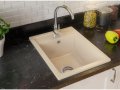 Гранитна Мивка за Кухня модел РИГА Антибактериална Бежава Кухненска Мивка, снимка 7