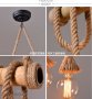 Бамбукова електрическа висяща лампа, снимка 8