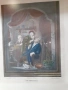 Стара цветна антикварна гравюра в рамка, снимка 2