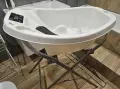 Бебешка вана с везна и термометър + стойкаAquascale 3-в-1, снимка 1