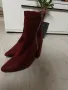 Велурени боти answear бордо дамски, снимка 5