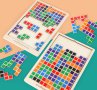 PIXEL - Голям Дървен Тетрис с лазерна изработка / TETRIS RUSSIAN BLOCKS, снимка 6