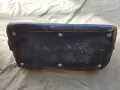 Стара кожена чанта куфар, снимка 3