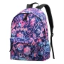 Ученическа раница с розови детайли, 32x14x42см., снимка 2