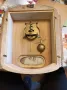 стенен часовник прим 1957 година произведен работещ предлага се без ключ, снимка 2
