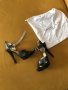 Michael Kors Дамски черни сандали - естествена кожа, снимка 1 - Сандали - 37502087