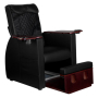 Стол за педикюр Azzurro 101 с масаж - бежово/черно, снимка 3