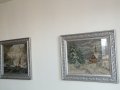Два гоблени  "Развълнуваното езеро" и "Зима параклис" Вилер, снимка 5