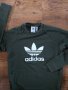 adidas Originals Trefoil Sweat In Green - страхотна мъжка блуза, снимка 6