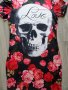  Рокля череп с отворени рамене , снимка 10