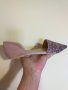 Дам.сандали-/изк.велур+брокат/-"Ideal shoes"-№40-цвят-розов. Закупени от Италия., снимка 5