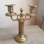 Комплект от два бронзови свещника, снимка 6