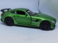 Mercedes Benz GTR макет зелен, снимка 2