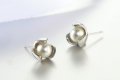 Сребърни обеци 925 - Перли Разкош Код: BX503, снимка 3