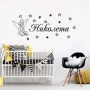 Стикери за стена (шкаф,врата,прозорец) с Името на Вашето дете!  Стикера се поставя много лесно.Издър, снимка 17