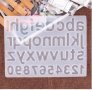 Букви азбука Латиница и цифри числа прозрачен силиконов молд форма фондан шоколад гипс смола , снимка 1
