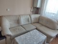 Кожен диван с опция за сън и ракла , снимка 1 - Дивани и мека мебел - 40104646