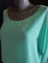 Елегантна блуза, цвят мента , снимка 1