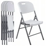 Комплект 4 броя сгъваеми кетъринг столове за градина и събития - удобни и издръжливи, снимка 15