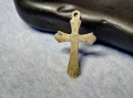 Старинно ЦАРСКА Русия Орнаментирано СРЕБЪРНО КРЪСТЧЕ Кръст СРЕБРО 875 с Печат на Майстора, снимка 7