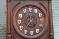 Френски стенен часовник с махало и ключ, снимка 3