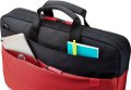 Чанта за лаптоп 15.6" HP Duotone Briefcase Y4T18AA Черно-червена с презрамка, снимка 2