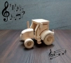 Музикално декоративно дървено тракторче DMAR 322, снимка 1
