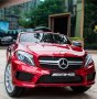 Акумулаторен джип Mercedes GLA45 12V батерия,MP3, с меки гуми с Кожена седалка, снимка 2